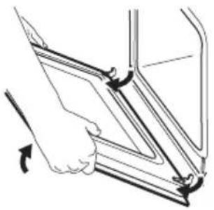 IKEA FORNEBY 305.577.90 - Cómo quitar e instalar: Puerta - 4