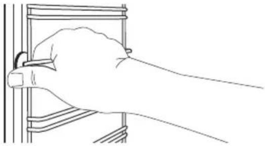 IKEA FORNEBY 305.577.90 - Come rimuovere: Supporti del ripiano - 1