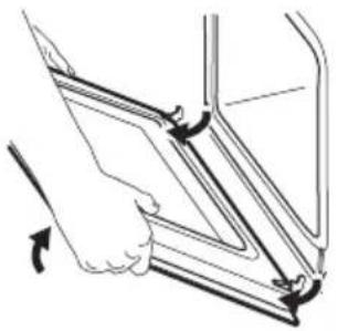 IKEA FORNEBY 305.577.90 - Hur man tar bort och installerar: Luckan - 4