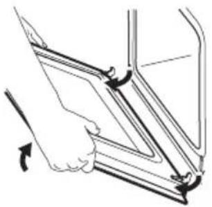 IKEA FORNEBY 105.568.95 - Como remover e instalar: Porta - 4
