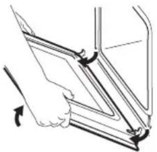 IKEA FORNEBY 105.568.95 - Slik fjerner du og installerer: Dør - 4