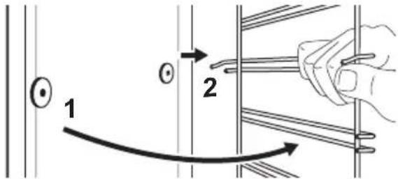 IKEA BRÄNDBO 605.576.56 - Hoe te verwijderen: Inschuifrails/ - 2