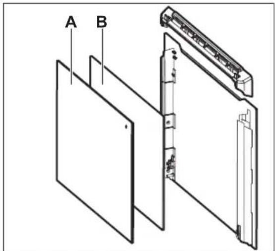 IKEA BRÄNDBO 605.576.56 - Procedura di rimozione e installazione: Sportello - 7