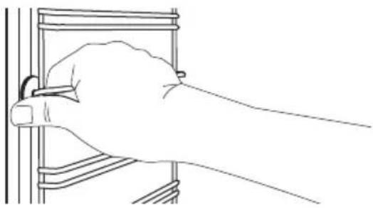 IKEA BRÄNDBO 605.576.56 - Entfernen: Einhängegitter - 1