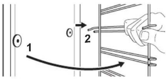 IKEA BRÄNDBO 605.576.56 - Como remover: Apoios para prateleiras - 2