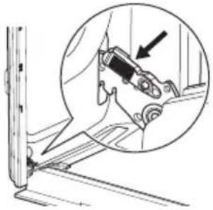 IKEA BRÄNDBO 605.576.56 - Procedura di rimozione e installazione: Sportello - 2
