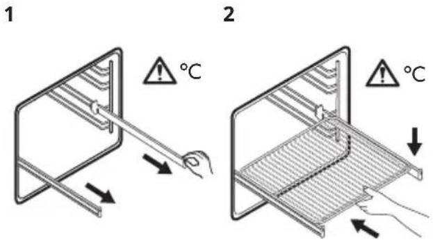 IKEA KULINARISK 304.210.61 - Utilisation des rails télescopiques - 1