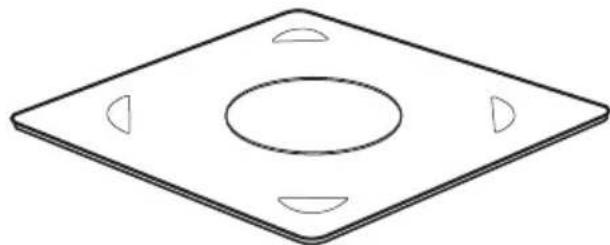 IKEA FORNEBY 205.569.08 - Bundplade af glas i mikroovn: - 1