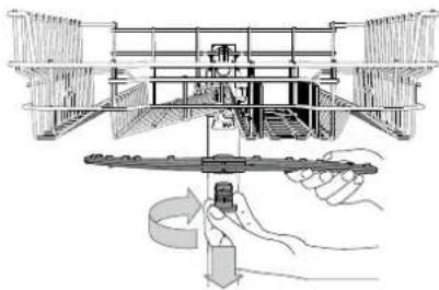IKEA LAGAN 805.680.17 - Cleaning the spray arms - 1