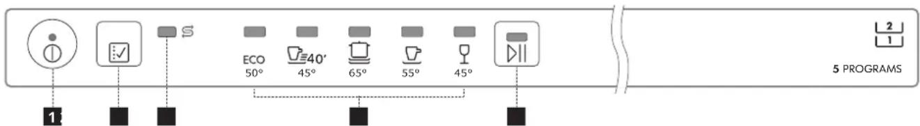 IKEA LAGAN 805.680.17 - Pannello dei comandi - 1