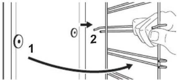 IKEA BRÄNDBO 405.576.57 - Comment retirer : Supports de grille - 2