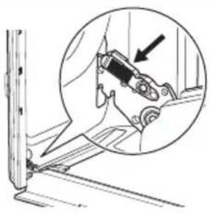 IKEA BRÄNDBO 405.576.57 - Procedura di rimozione e installazione: Sportello - 2