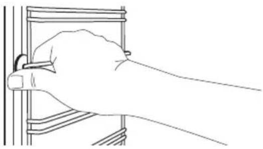 IKEA FORNEBY 505.569.02 - Entfernen: Einhängegitter - 1