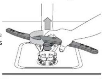 IKEA RÅGLANDA 305.680.34 - Cleaning the spray arms - 2