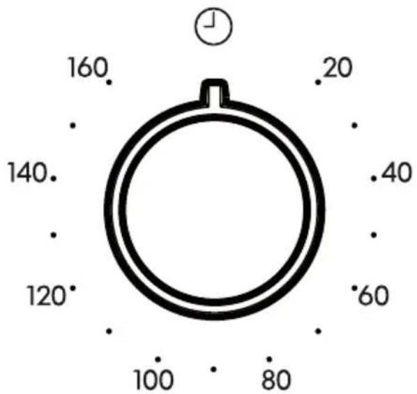 IKEA MATÄLSKARE 303.687.80 - Setting the timer - 1