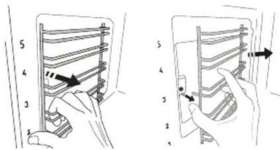 IKEA MATÄLSKARE 303.687.80 - To remove the shelf guides - 1