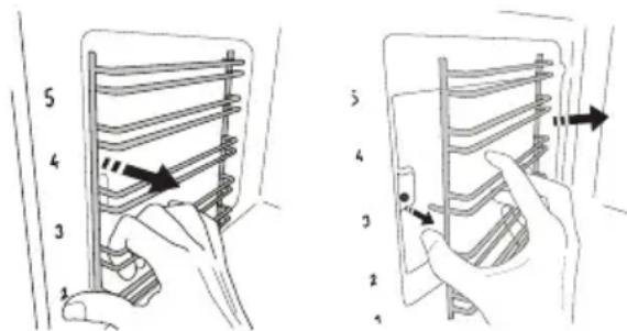 IKEA MATÄLSKARE 303.687.80 - Entnahme der Seitengitter - 1