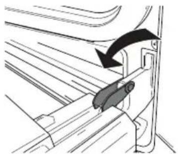 IKEA MATÄLSKARE 303.687.80 - Pour démonter la porte - 1