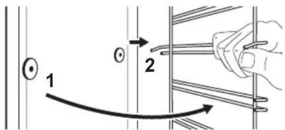 IKEA FINSMAKARE - Retrait des supports de grille - 3