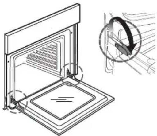 IKEA ANRÄTTA 604.118.62 - Per rimuovere la porta - 1