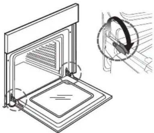 IKEA ANRÄTTA 604.118.62 - Pour démonter la porte - 1