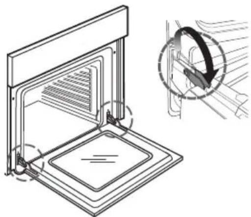 IKEA ANRÄTTA 604.118.62 - To remove the door - 1