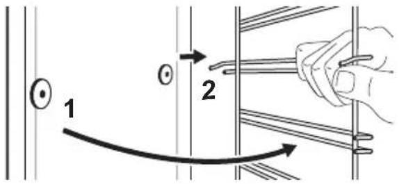 IKEA FORNEBY 905.577.92 - Comment retirer : Supports de grille - 2