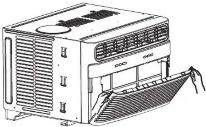 FRIGIDAIRE FHWC054TE1 - Nettoyage du filtre à poussière - 1