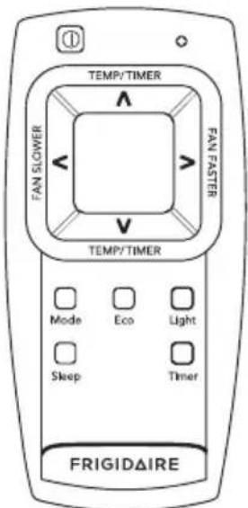 FRIGIDAIRE FHWC083TC1 - TÉLÉCOMMANDE - 1