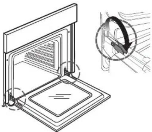 IKEA BEJUBLAD 104.118.50 - Pour démonter la porte - 1