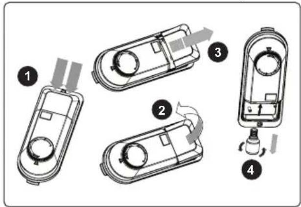Orima ORA-342-W - Substituição da Lâmpada de Luz - 2