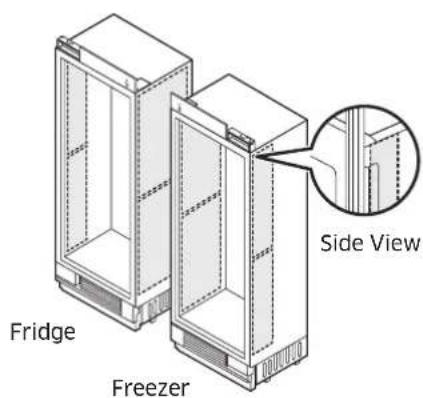 Dacor RAC18AMRHSR - When a freezer is on the right-hand side - 3