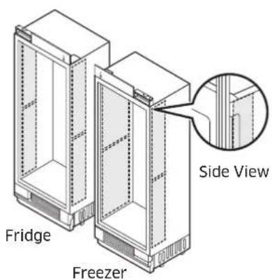 Dacor RAC36AMLHSR - When a freezer is on the right-hand side - 2