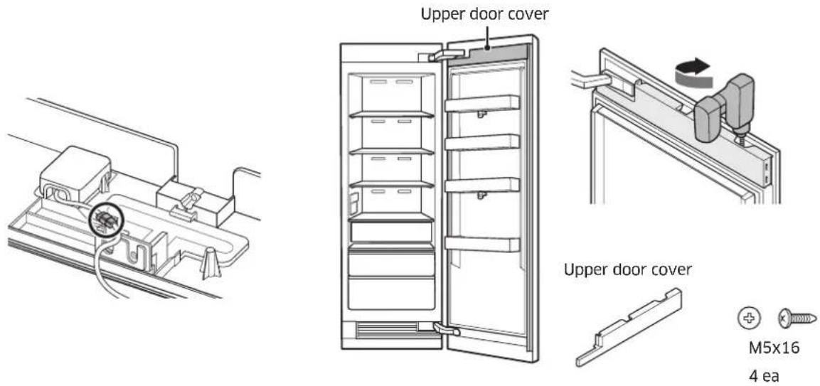 Dacor RAC24AMLHSR - Upper Door Cover - 1