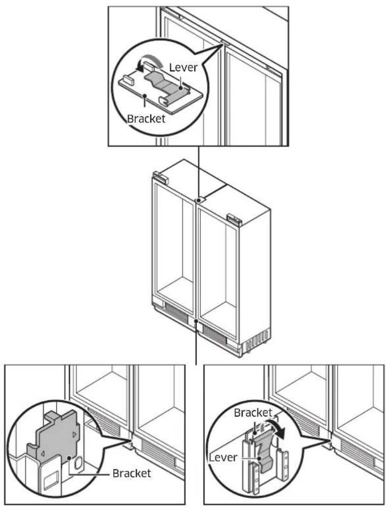 Dacor RAC24AMLHSR - Connecting the Two Chassis - 1