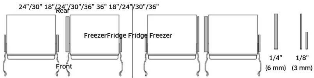 Dacor RAC24AMLHMS - When a freezer is on the right-hand side - 1