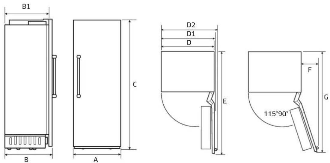 Dacor RAC36AMRHMS - Product Specifications - 1