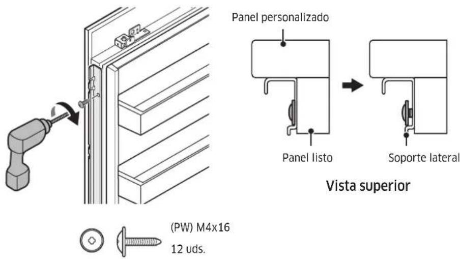Dacor RAC30AMLHSR - Preparar el panel para el ajuste - 2
