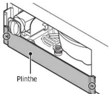 Dacor RAC18AMRHMS - Fixation de la plinthe - 1