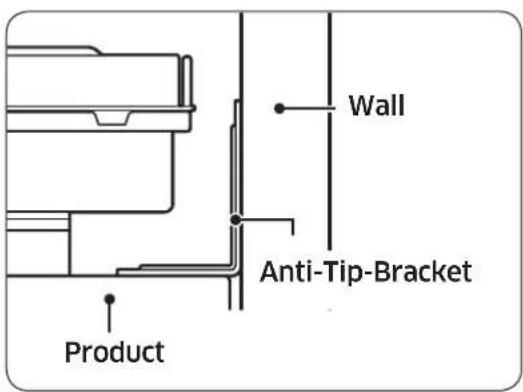 Dacor RAC18AMRHMS - Anti-tip bracket considerations - 1