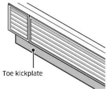 Dacor RAC24AMRHMS - Attaching Toe kickplate - 1