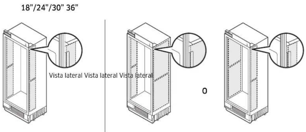 Dacor RAC24AMRHSR - Instalar aislantes a cada lado del congelador o del refrigerador - Instalación simple - 2