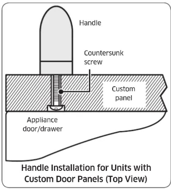 Dacor RAC24AMRHSR - Handle Specifications - 1