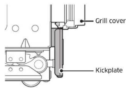 Dacor RAC24AMRHSR - Attaching Toe kickplate - 2