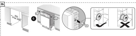 2b 600 (mm, 600) ⑥ ⑤ ④ ③