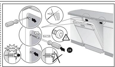 Diagram illustrating a cleaning or repair process with labeled tool icons and annotations in Chinese