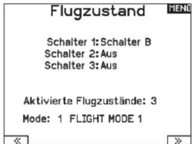 SPEKTRUM NX20 - Flight Mode Setup [Flugmodus-Setup] - 1