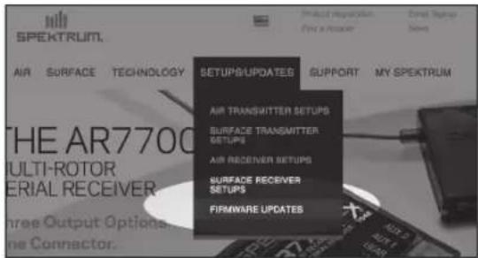 SPEKTRUM NX20 - Update Spektrum AirWare™ Software - 1