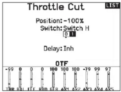 SPEKTRUM NX20 - Throttle Cut - 2