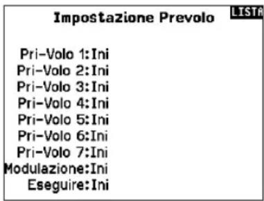SPEKTRUM NX20 - Impostazione prevolo - 1